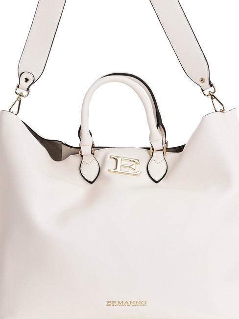 NATASHA Hand shopper, with shoulder strap white - Women&rsquo;s Bags