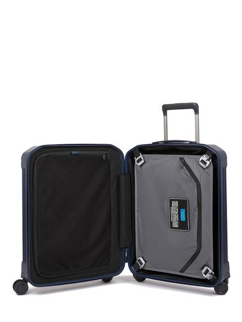 PQ-LIGHT Ultra slim cabin trolley blue - Hand luggage