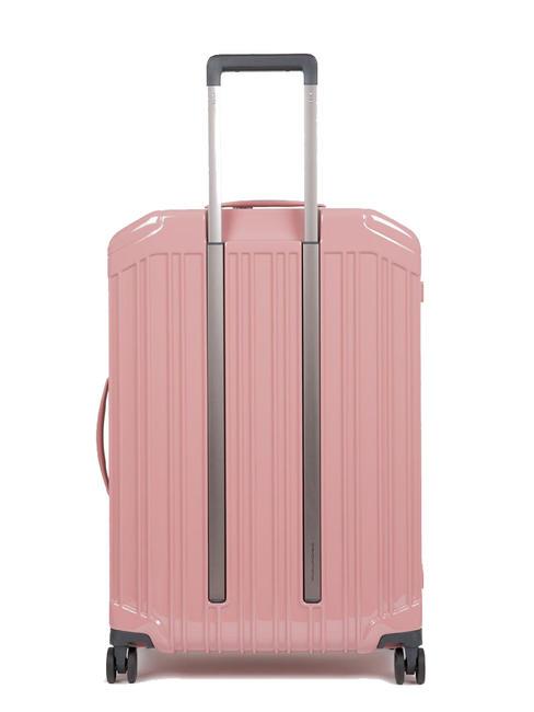 PQ-LIGHT Ultra slim medium trolley ROSA - Rigid Trolley Cases
