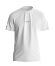 GUESS AIDY T-shirt written in the same color purwhite - T-shirt - 3