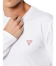GUESS MINI TRIANGLE Long-sleeved T-shirt purwhite - T-shirt - 3