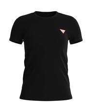 GUESS MINI TRIANGLE Slim fit T-shirt jetbla - T-shirt - 4