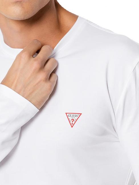 MINI TRIANGLE Long-sleeved T-shirt purwhite - T-shirt