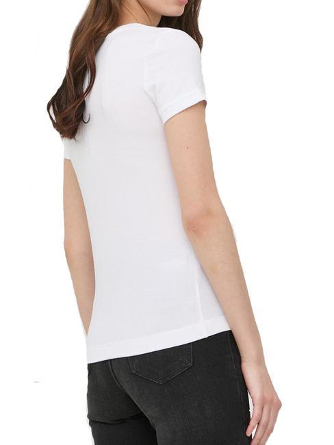 MINI TRIANGLE Slim fit T-shirt purwhite - T-shirt