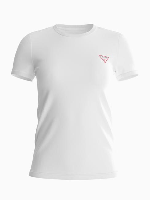 MINI TRIANGLE Slim fit T-shirt purwhite - T-shirt