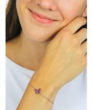 AMEN FARFALLE Purple cubic zirconia bracelet rose - Bracelets - 2