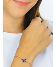 AMEN FARFALLE Blue and white zircon bracelet - Bracelets
