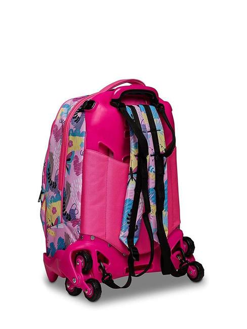 CLACK IT GIRL JACK Backpack with detachable trolley sea water - Backpack trolleys