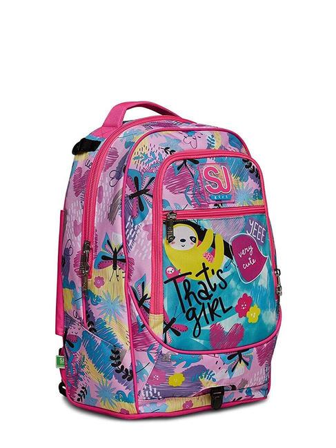 CLACK IT GIRL JACK Backpack with detachable trolley sea water - Backpack trolleys