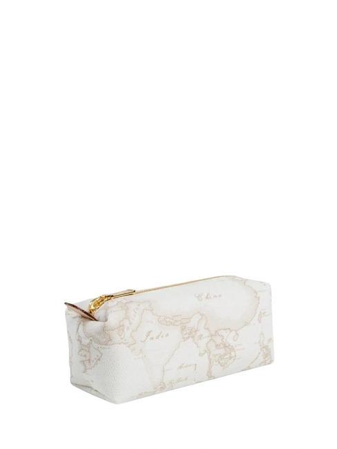 GEO CLASSIC Cosmetic bag with zip white - Sachets & Travels Cases