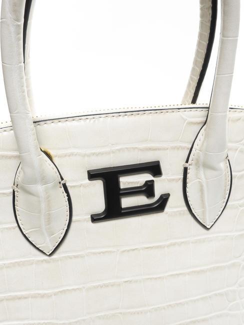 NEVE Crocodile print Bugatti style bag white - Women&rsquo;s Bags
