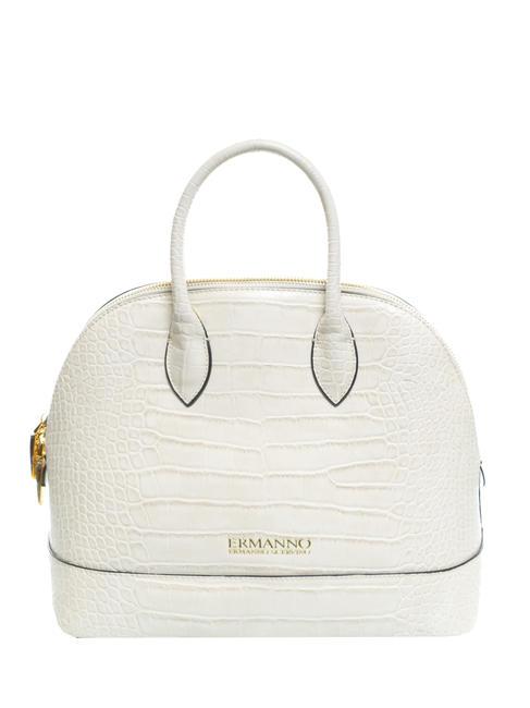 NEVE Crocodile print Bugatti style bag white - Women&rsquo;s Bags