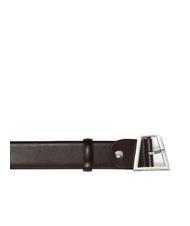 TRUSSARDI SQUARED Smooth leather belt, can be shortened to measure - Belts