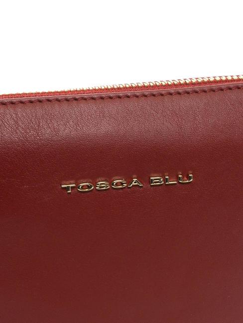 MILANO Studded leather bag dark red - Women&rsquo;s Bags