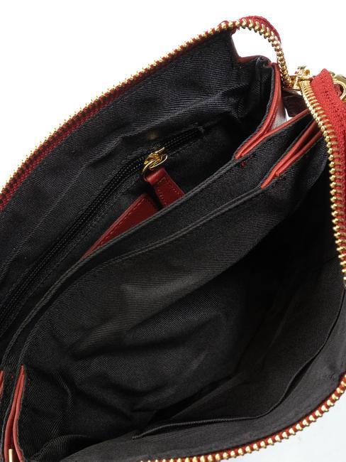 MILANO Studded leather bag dark red - Women&rsquo;s Bags