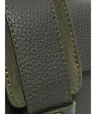 TOSCA BLU DUBROVNIK Mini trunk bag in leather militaryg - Women’s Bags - 3