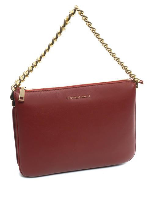 MILANO Leather bag with shoulder strap dark red - Women&rsquo;s Bags