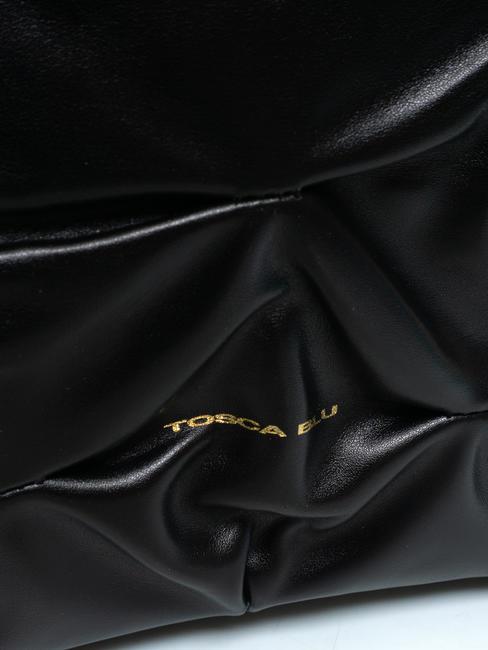 STOCCOLMA Shoulder bag with pleats Black - Women&rsquo;s Bags