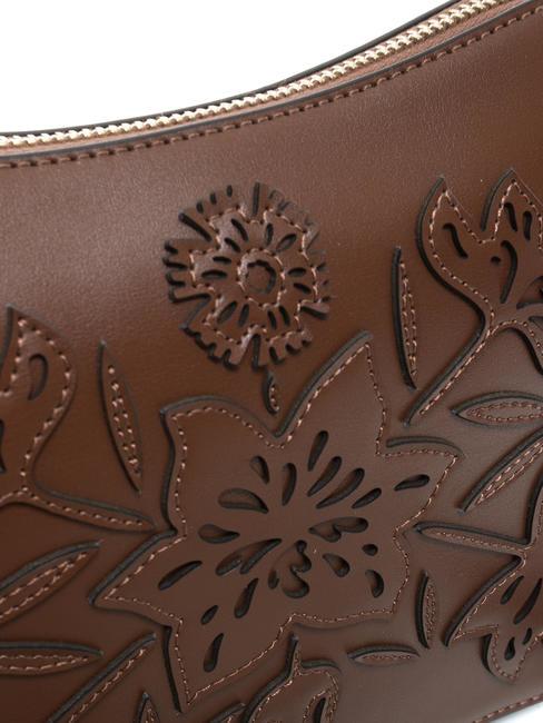 OLANDA Embroidered shoulder bag BROWN - Women&rsquo;s Bags