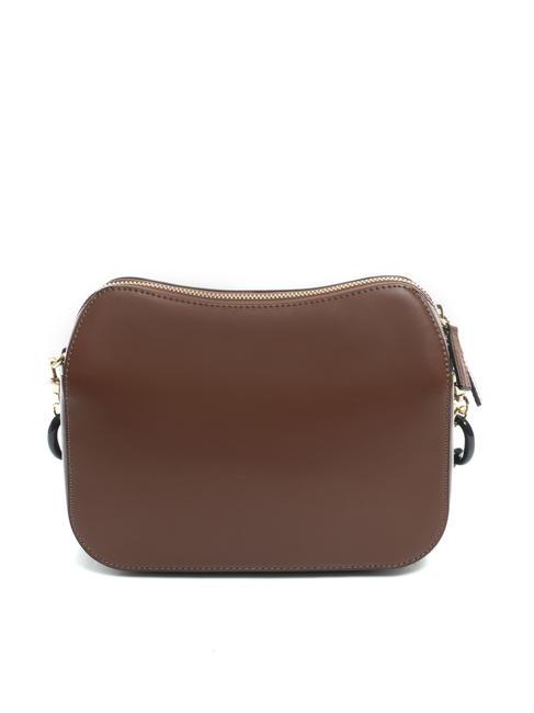 OLANDA Embroidered shoulder bag BROWN - Women&rsquo;s Bags