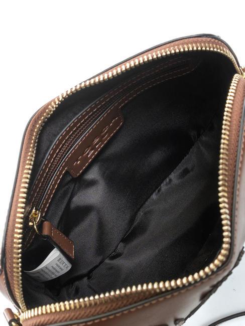 OLANDA Embroidered shoulder bag BROWN - Women&rsquo;s Bags