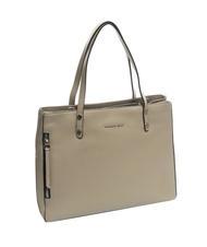 TOSCA BLU OTTAWA Leather shopping bag BEIGE - Women&rsquo;s Bags - 2