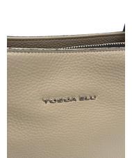 TOSCA BLU OTTAWA Leather shopping bag BEIGE - Women&rsquo;s Bags - 3