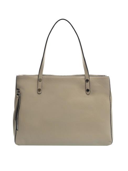 OTTAWA Leather shopping bag BEIGE - Women&rsquo;s Bags