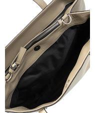 TOSCA BLU OTTAWA Leather shopping bag BEIGE - Women&rsquo;s Bags - 5