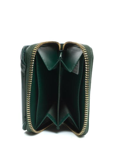 BERLIN S wallet with suede detail green - Women&rsquo;s Wallets