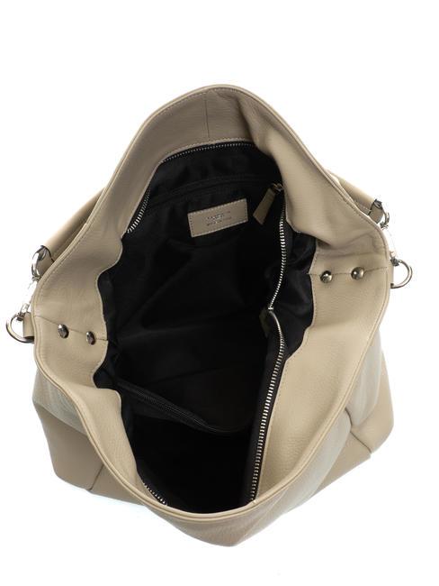 OTTAWA Leather pouch bag BEIGE - Women&rsquo;s Bags