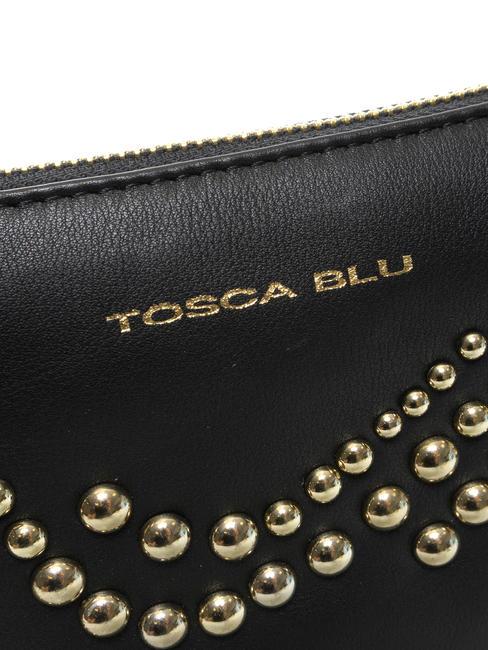 NIZZA Shoulder strap three compartments with studs Black - Women&rsquo;s Bags