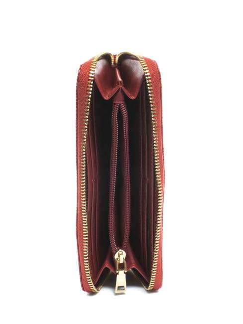HELSINKY Large leather wallet RED - Women&rsquo;s Wallets