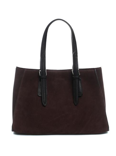 BRUGES Large suede tote bag bordeaux - Women&rsquo;s Bags