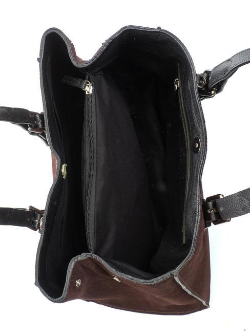 BRUGES Large suede tote bag bordeaux - Women&rsquo;s Bags