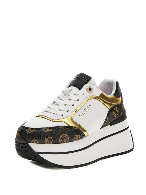 CAMRIO Platform sneakers White / Brown - Women&rsquo;s shoes