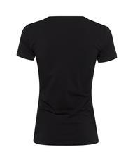 GUESS MINI TRIANGLE V-neck T-shirt jetbla - T-shirt - 3