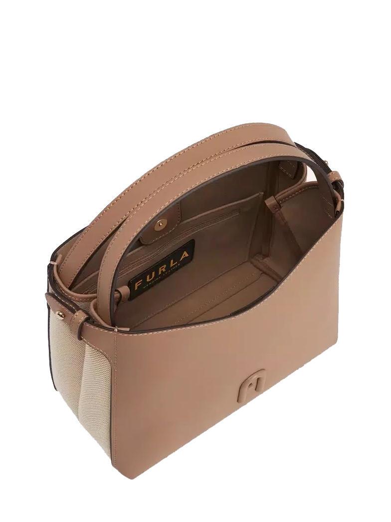 Furla Primula Two Tone Handbag Greige Buy At Outlet Prices