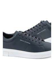 ARMANI EXCHANGE ACTION Leather sneakers NAVY / NAVY - Men&rsquo;s shoes - 4