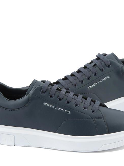 ACTION Leather sneakers NAVY / NAVY - Men&rsquo;s shoes