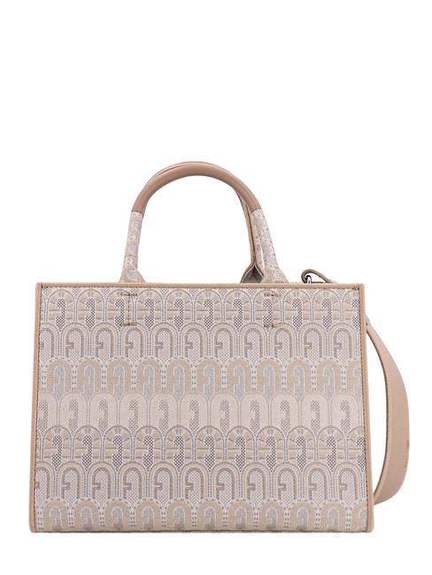 OPPORTUNITY S Recycled jacquard tote bag NATURAL TONES - Women’s Bags