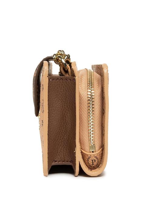 HERITAGE CLASSIC iPhone clutch brown / cream - Women’s Bags