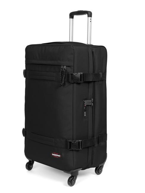 TRANSIT'R Medium size trolley BLACK - Semi-rigid Trolley Cases