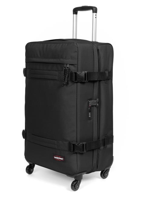 TRANSIT'R 4 L Trolley large size BLACK - Semi-rigid Trolley Cases