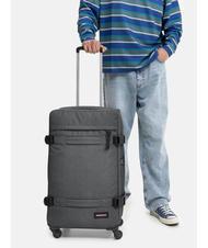 EASTPAK TRANSIT'R Medium size trolley BlackDenim - Semi-rigid Trolley Cases - 6