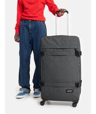 EASTPAK TRANSIT'R 4 L Trolley large size BlackDenim - Semi-rigid Trolley Cases - 6