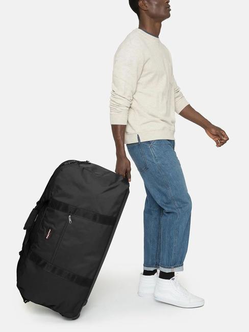 WAREHOUSE + XL trolley bag BlackDenim - Duffle bags