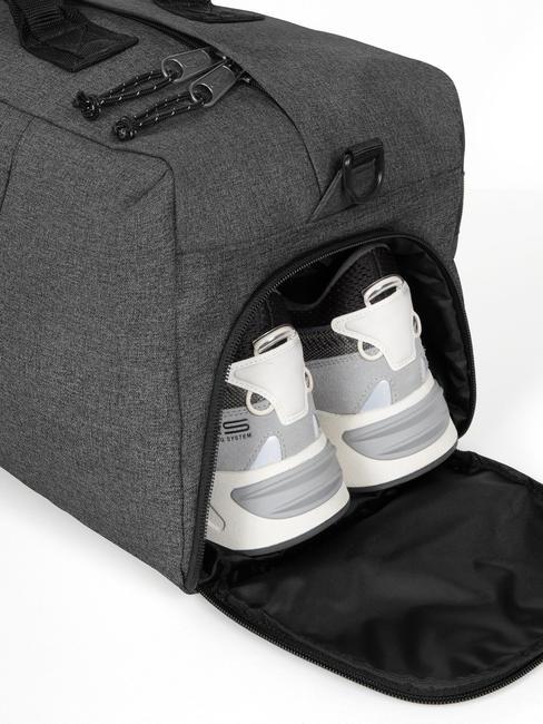 DUFFL'R M Travel bag with shoulder strap BlackDenim - Duffle bags