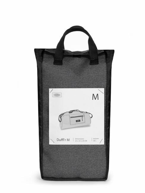 DUFFL'R M Travel bag with shoulder strap BlackDenim - Duffle bags