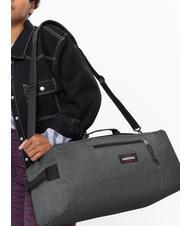 EASTPAK DUFFL'R M Travel bag with shoulder strap BlackDenim - Duffle bags - 8